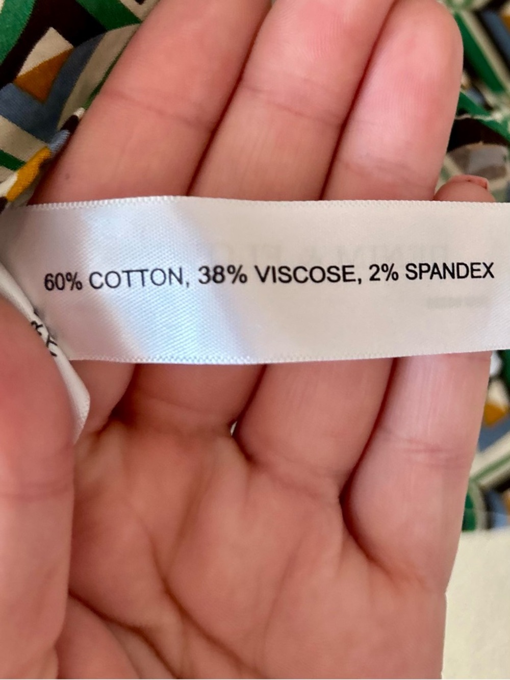 NWT Denim & Flowers Mens Geometric Print Short-Sleeve Shirt - Green Size M - Picture 6 of 7